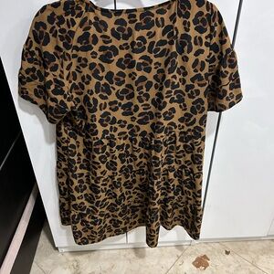 Mumu Leopard Print Top